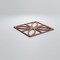 Ekena Millwork Small Swansea Decorative Fretwork Wood Wall Panels, Walnut, 11 3/8"W x 11 3/8"H x 3/8"T WALW12X12X0375SWNWA - alternate 6